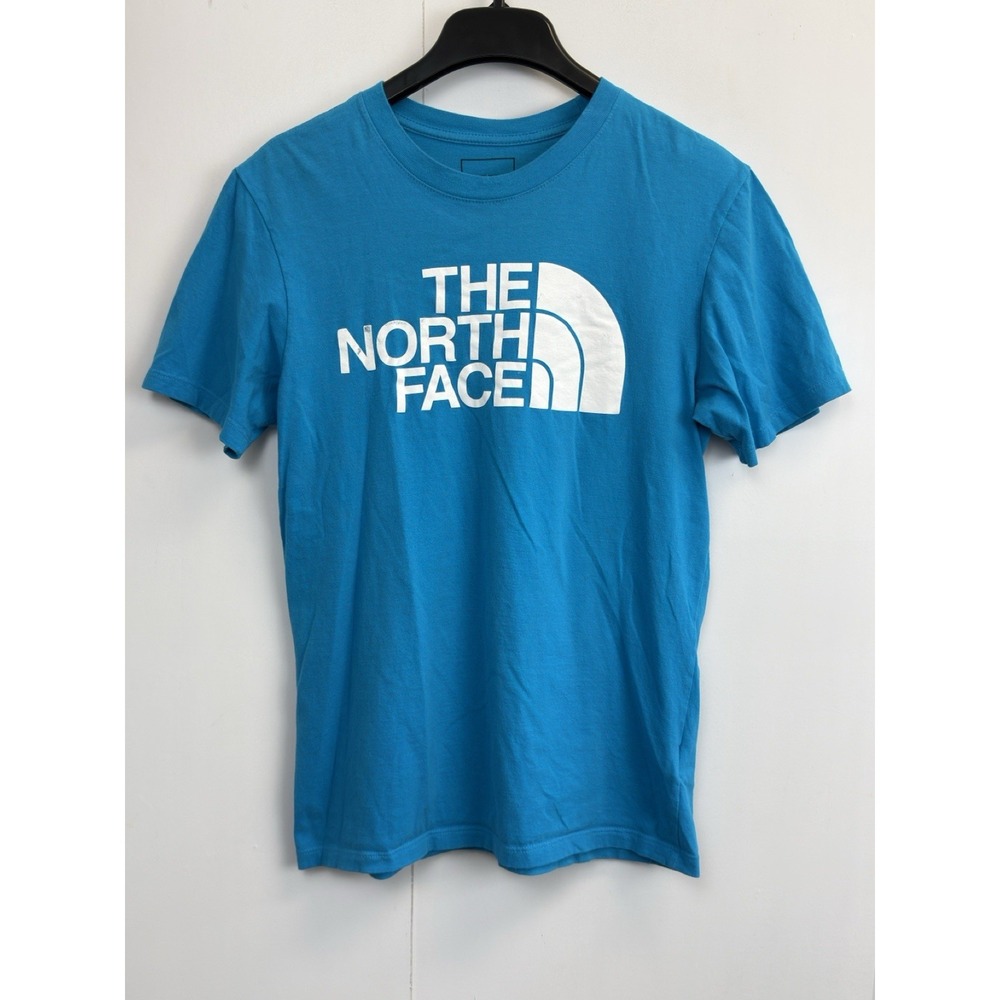 The North Face Never Stop Exploring Blue T-Shirt Men's Size‎ S 100% Cotton